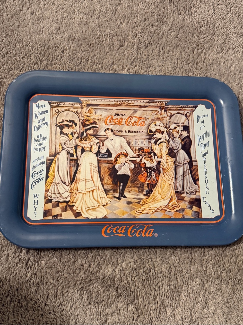 Good condition vintage Coca-Cola metal Tray (OBO)